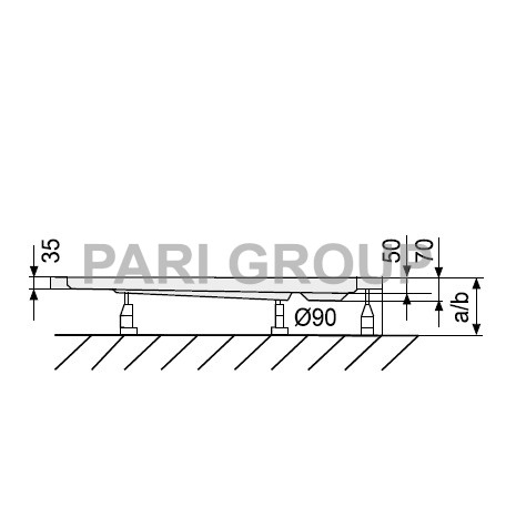   DUSCHOLUX, Malaga Round Trend771, 90090050 , , ,  