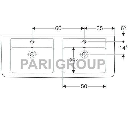   Geberit Renova Plan, 130/48, 2 , 2   , (122130000)