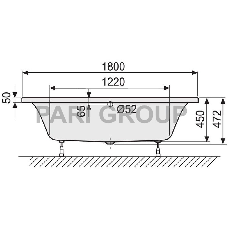  DUSCHOLUX Prime-line 257, , 1800800450 , , 