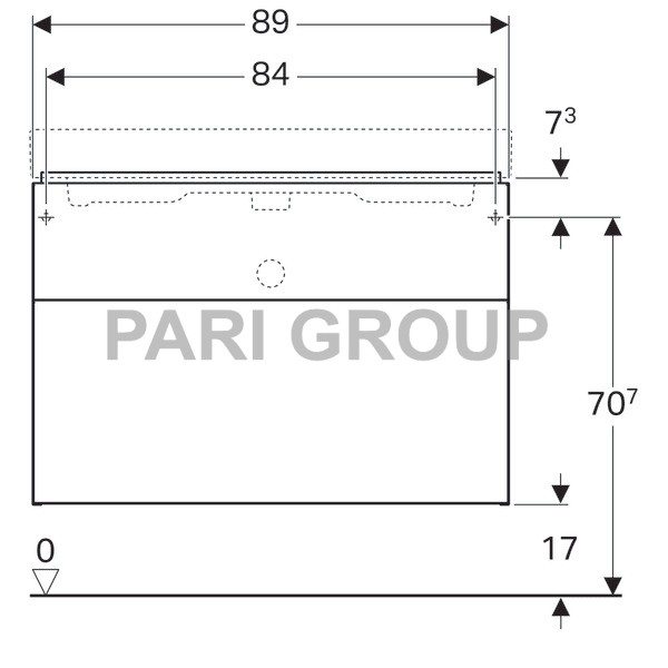    Geberit iCon, 890620477 ,  2-  ,    (840390000)