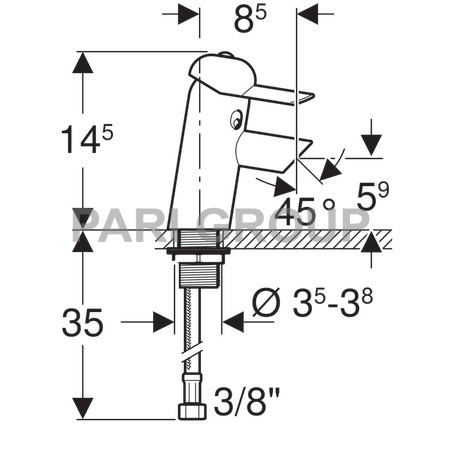  Geberit Bambini, ,  , 812,1 , : /,  (571600000)