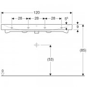  Geberit iCon, 1200x485 ,  2   ,  (124020000)