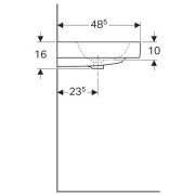  Geberit iCon, 1200x485 ,  2 ,  2   ,  (124120000)