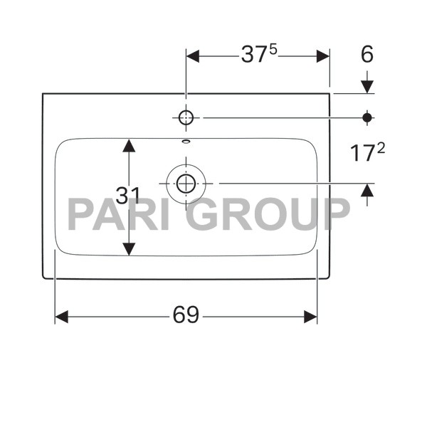  Geberit iCon,     , , 750485 ,   (124075000)