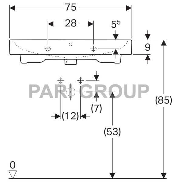  Geberit iCon,     , , 750485 ,   (124075000)