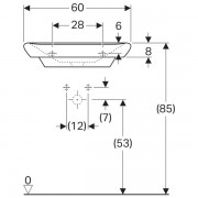  Geberit myDay, 600x480mm, , Kera Tect