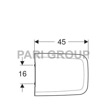    Geberit Icon Square, 