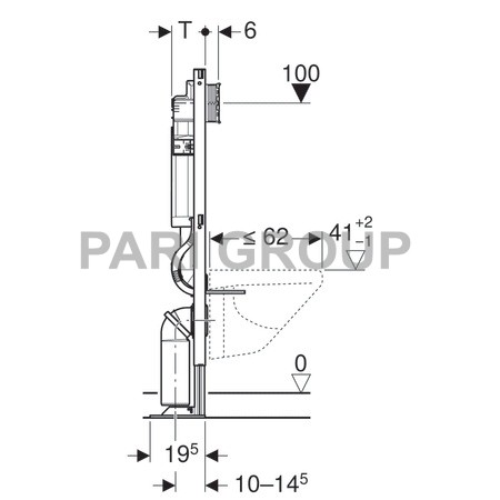  GEBERIT, Duofix UP320,   ,  , 1120   Sigma