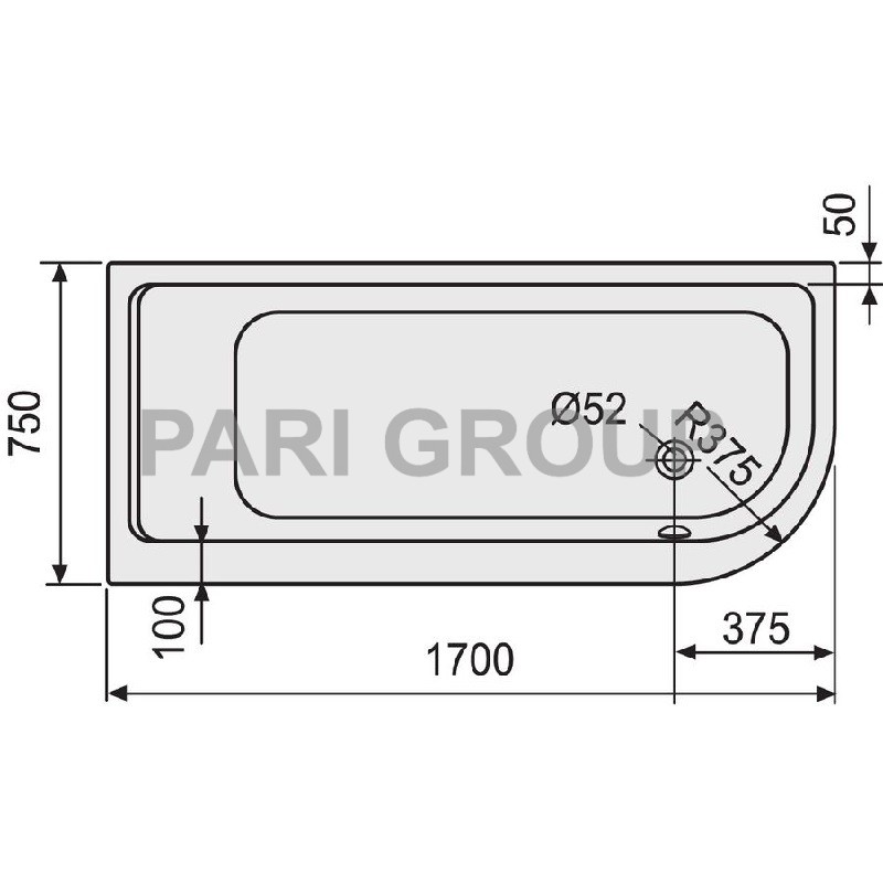  DUSCHOLUX Prime-line 240,     , 1700750450 ,  52 , ,  