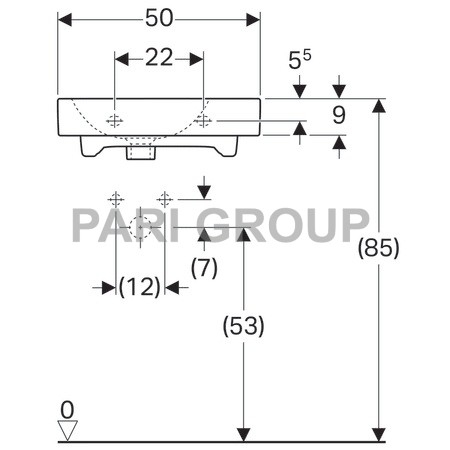  Geberit iCon,    ,     , 500485  (124050000)