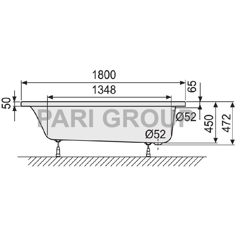  DUSCHOLUX Prime-line 261, , 1800750450 ,  52 , ,  