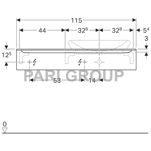    Geberit myDay,    , 1      , 1150200520 ,   , (824261000)