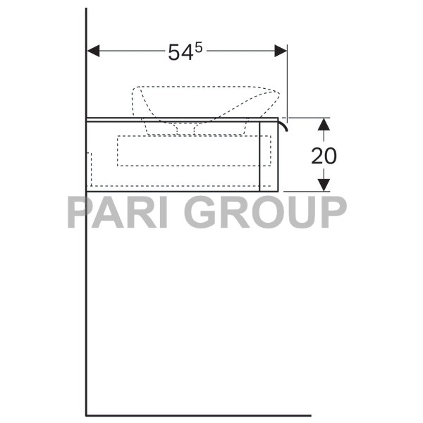    Geberit myDay,    , 1      , 1150200520 ,   , (824261000)