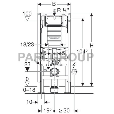  GEBERIT, Duofix UP320   ,    