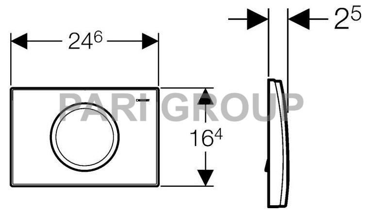   GEBERIT Delta 11,    UP172/UP182, 