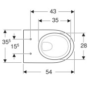  Geberit Renova, ,   Rimfree, 4.5/6 ., 540 , 