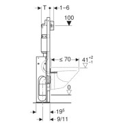     Geberit Duofix, 112,   Delta, 12 , (UP100)