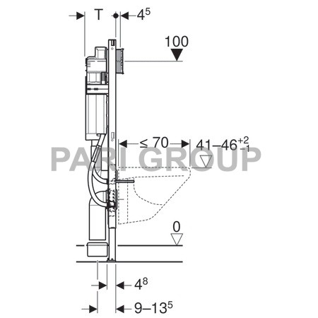     Geberit Duofix, 112,   Sigma, 12 (UP320)