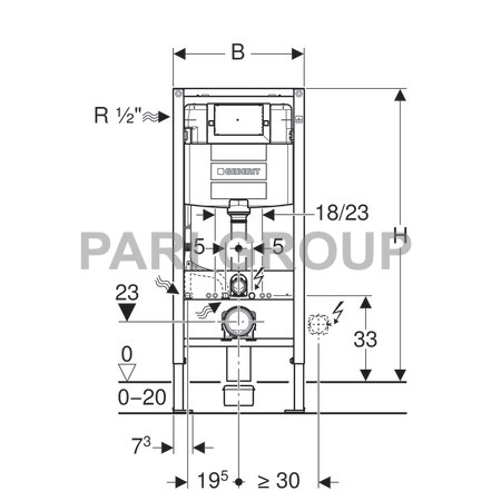     Geberit, 112,      Omega 12 