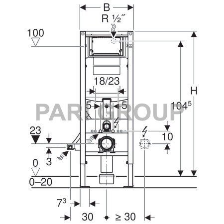      Geberit Duofix, 112 ,   Sigma, 12  (UP 320)