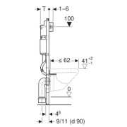   GEBERIT  Duofix,     1120500120 ,  Delta51 . 115.105.21.1,     Duofix 130-200 ,  