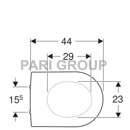  Geberit Renova Plan  ,   soft close,  , 