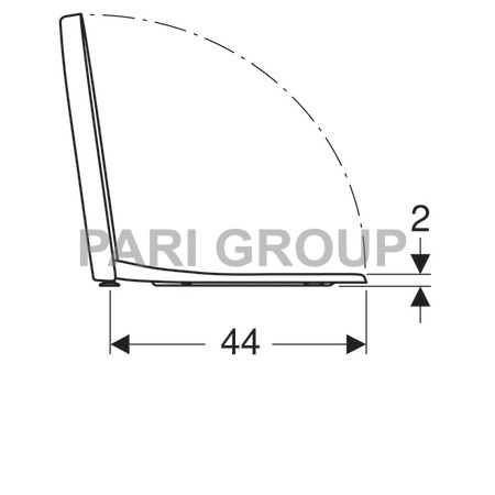  Geberit Renova Plan  ,   soft close,  , 