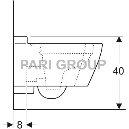  Geberit My Day , Rimfree,   KeraTect, 540360 , 4,5/6 , 