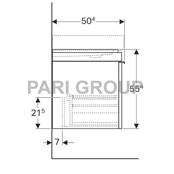    Geberit citterio, 1  ,  - , 884554504 ,  , 