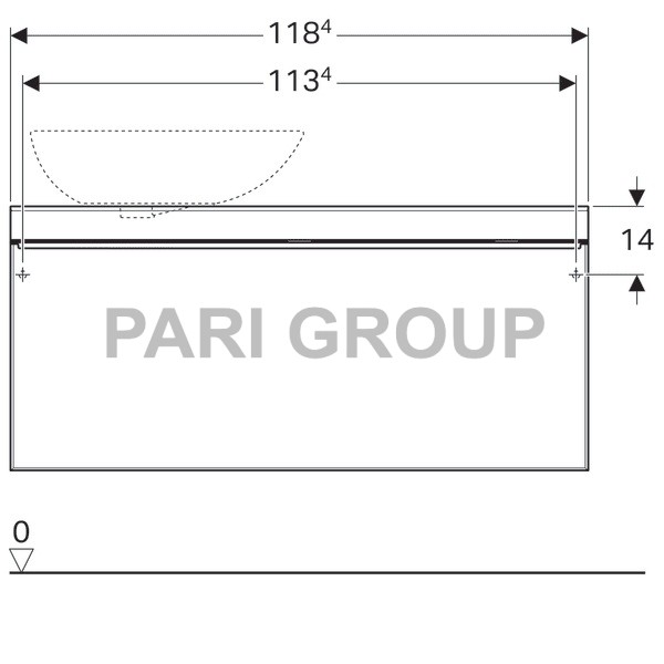    Geberit itterio,   , 1  ,  - , 1184543504 ,  , 