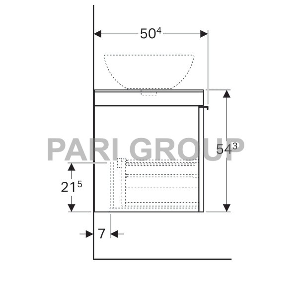    Geberit itterio,   , 1  ,  - , 1184543504 ,  , 