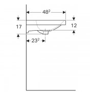  Geberit Acanto:  65 ,  48.2 ,      ,   , 