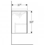    Geberit Acanto,     :  44.5,  53.5,  37.5,    ,    