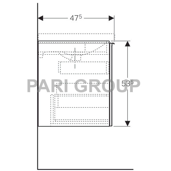    Geberit Acanto,   ,     :  64,  53.5,  47.5,   - ,  -  