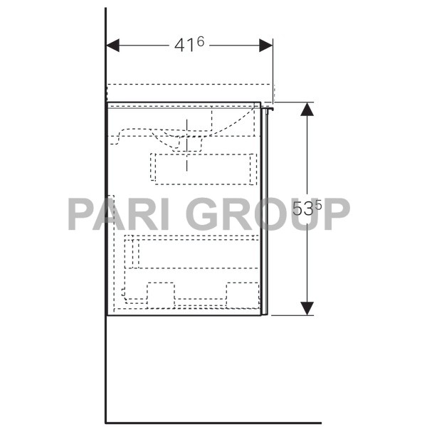    Geberit Acanto,         ,   ,  :  59.5,  53.5,  41.6,   - ,  -  