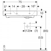  Geberit Citterio  :  75,  50,    ,  ,   ,    KeraTect, 