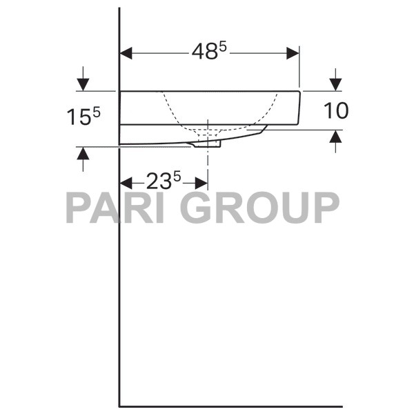  Geberit iCon:  60,  48.5,    ,   , 