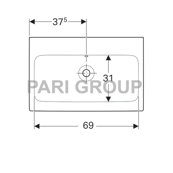  Geberit iCon:  75,  48.5,    ,   , 