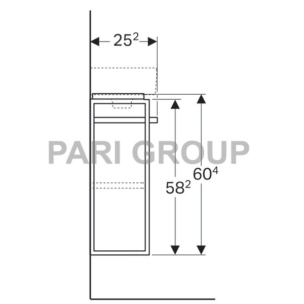    Geberit Renova Compact,   ,    :  44.8,  60.4,  25.2,  -  - ,  -  - 