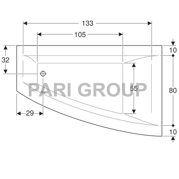   Geberit Renova Plan:  160,  100,  ,  , 