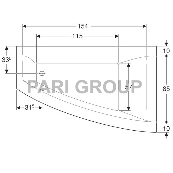   Geberit Renova Plan:  170,  105,  ,  , 