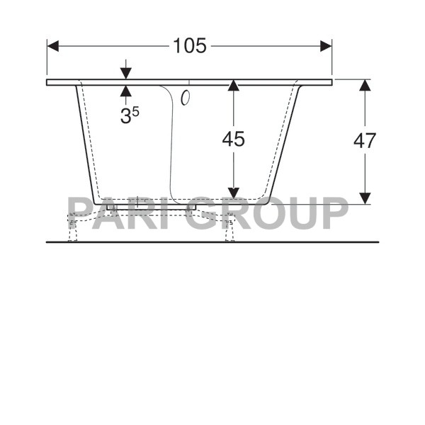   Geberit Renova Plan:  170,  105,  ,  , 