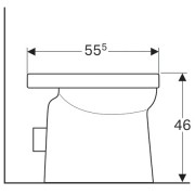     Geberit Renova Comfort Square,  ,  :  55.5, 