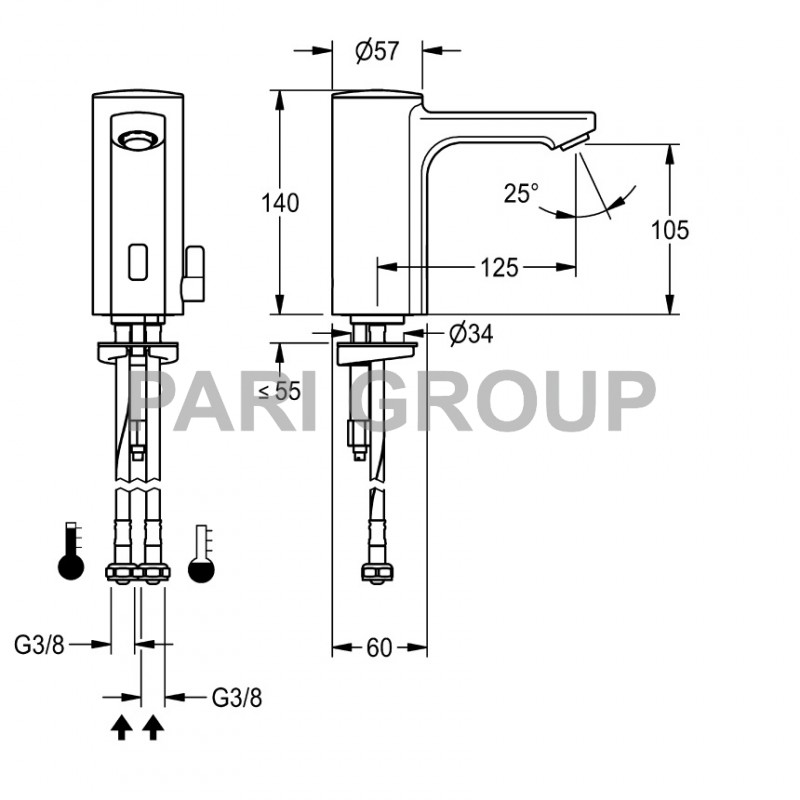    Franke F5EM1001,   125,   , 