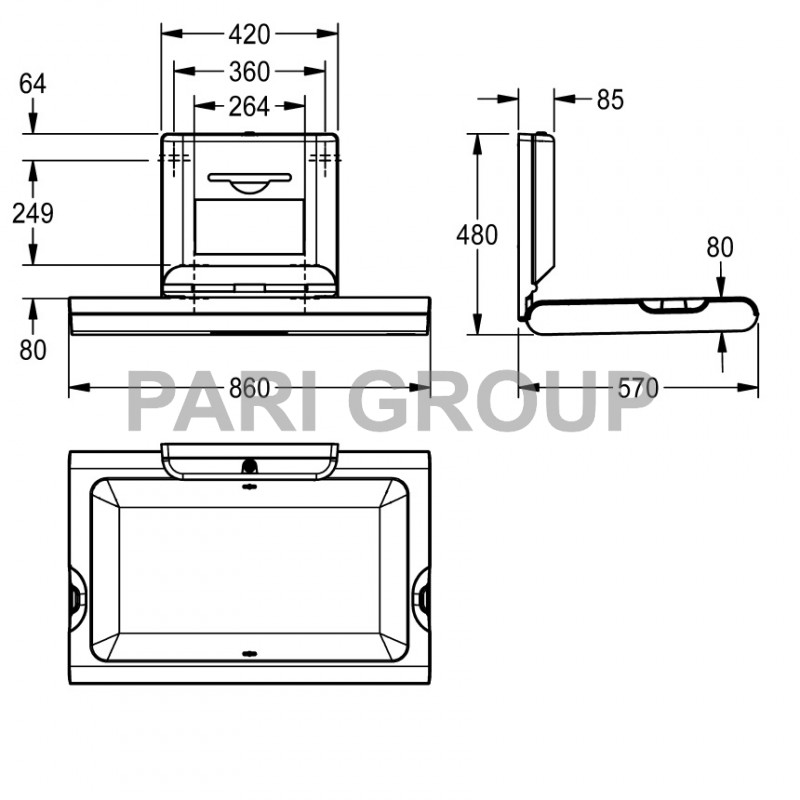     FRANKE Cambrino CAMB10HP      Biocote, , 